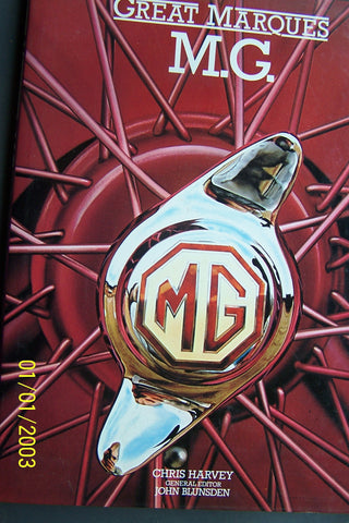 GREAT  MARQUES MG BY CHRIS HARVEY USED BOOK