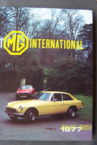 MG INTERNATIONAL SERIES1 1977 USED BOOK
