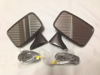 165-190/195 MG MGB DOOR MIRRORS GENUINE TEX UK BRAND - BLACK - MG Sales & Service