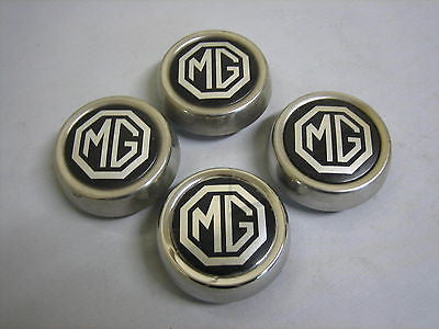 462-710M AHH9268 MG MGB ROSTYLE HUBCAP - CHROME SET - MG Sales & Service