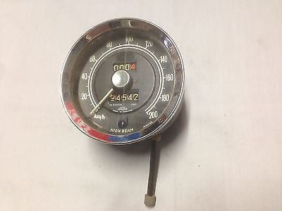 JAEGSPE MG MGB 3BRG RARE JAEGER SPEEDO GAUGE 4" - CONVERTED TO KM/H - MG Sales & Service - 1