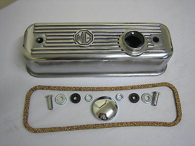 224-508P GAC4069 MG MGA/MGB ALLOY ROCKER COVER PLUS FITTING KIT - MG Sales & Service - 1