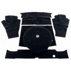 242-850 MG MGB ROADSTER BOOT CARPET KIT SET BLACK BRAND NEW