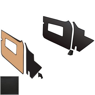 246-250 MGA BASIC BLACK TRIM KIT WITH BLACK PIPING