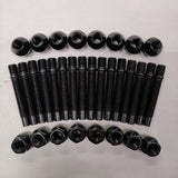 R53 EXTENDED WHEEL STUD KIT 16 X 90MM M12 X 1.5 BLACK