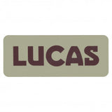 215-610 CRST191 LUCAS BATTERY DECAL