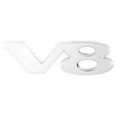 HZA4701 BADGE V8 SILVER