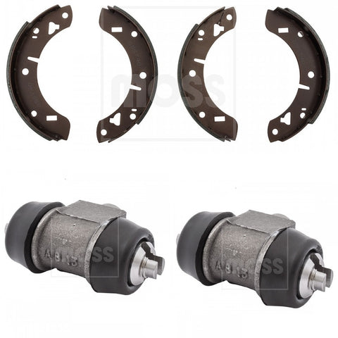 182-100GTK MG MGBGT REAR BRAKE KIT WHEEL CYLINDERS & SHOES