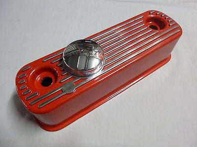 GAC4068R MINI MORRIS MOKE LEYLAND CLUBMAN ALLOY ROCKER COVER RED W/CAP - MG Sales & Service - 1