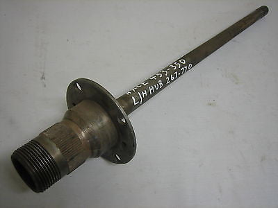 453-350 BTB153 MG MGB REAR WIRE WHEEL AXLE + HUB L/H - MG Sales & Service - 1