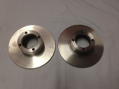 182-155 BTA383 MG SPRITE/MIDGET STEEL WHEEL FRONT BRAKE DISCS x2 - MG Sales & Service - 1