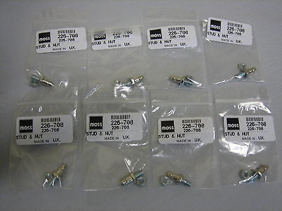 226-708 MG TCTD TF MGA MGB TONNEAU STUD x 8 KIT - MG Sales & Service - 1