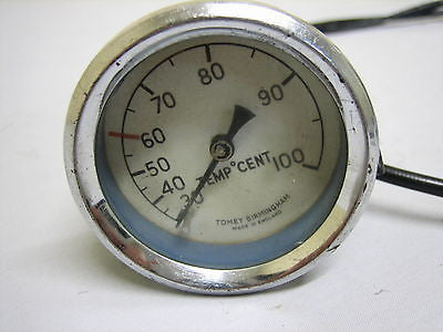 TOMEY BIRMINGHAM WATER TEMPERATURE GAUGE - MG Sales & Service - 1