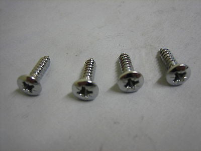 323-555 MG MGB MKI GEARLEVER CHROME SCREWS x4 - MG Sales & Service - 1