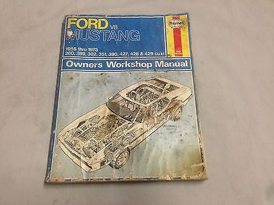 MUST2 FORD MUSTANG V8 WORKSHOP MANUAL 1965 - 1973 - MG Sales & Service - 1