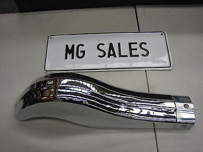 454-880L MG MGA LH BUMPER END CHROME NEW - MG Sales & Service - 1