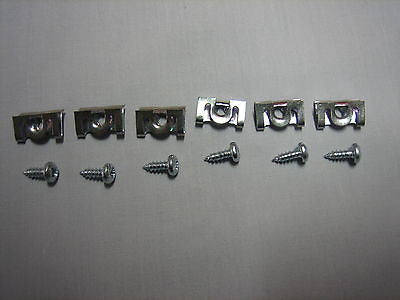 323-430KM MG MGB GLOVEBOX SCREW AND CLIP x6 - MG Sales & Service