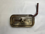 12H1399 MGB SIDE PLATE WITH BREATHER FRONT USED