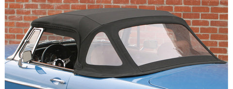 AHH8516ZW MG MGB BLACK PACK AWAY TYPE SOFT TOP W/ZIP OUT REAR WINDOW - COVENTRY