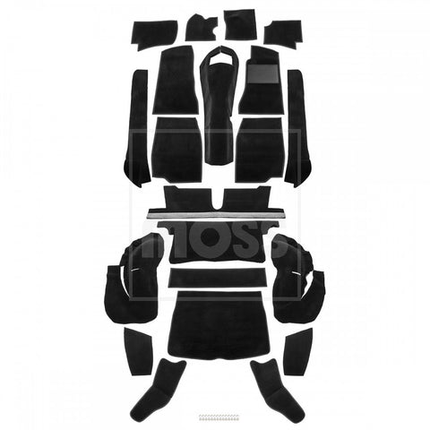 244-246 MGB GT MK2 BLACK DELUXE CARPET KIT