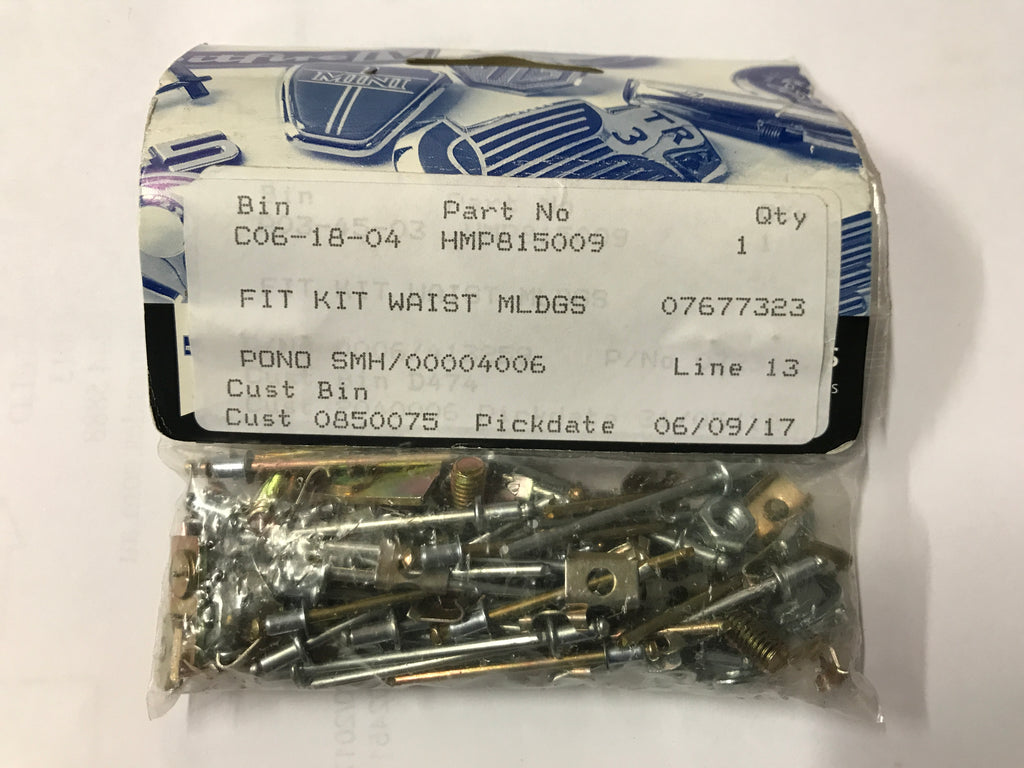 326-608 HMP815009 MIDGET WAISTE MOULDING FITTING KIT