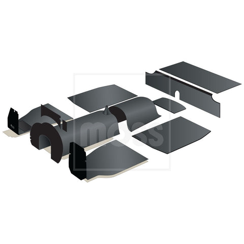 454-468 MG TD TF RHD BLACK CARPET KIT