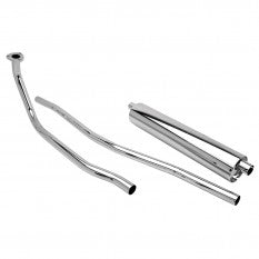 454-538 EXHAUST SYSTEM TOURIST TROPHY MG TD TF STAINLESS STEEL