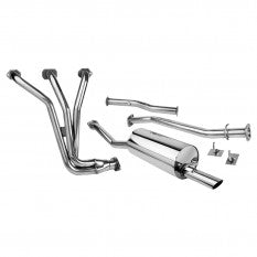 459-085 STAINLESS STEEL EXHAUST SYSTEM TOURIST TROPHY EXTRACTORS AND SYSTEM MGB