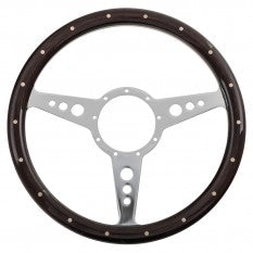 489-095 14" FLAT WITH HOLES MATT ALLOY THICK RIM TOURIST TROPHY