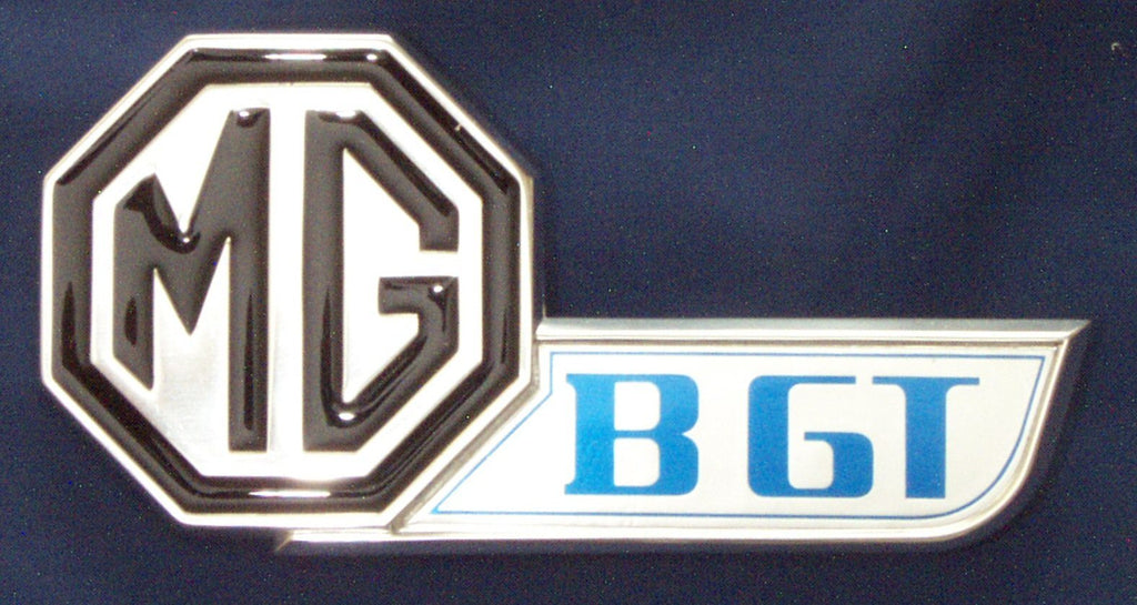 BHH855 MGB GT TAILGATE BADG