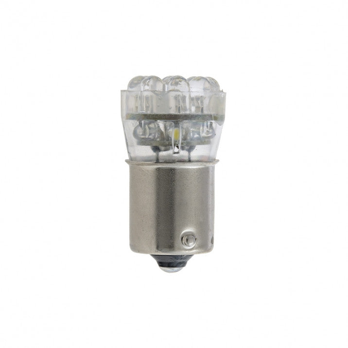 170-921 GLB207LA LED GLOBE  BAYONET  BA15s  12V 5W AMBER