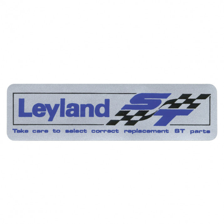 117-576 CRST110 LABEL ROCKER COVER LEYLAND SPECIAL TUNING