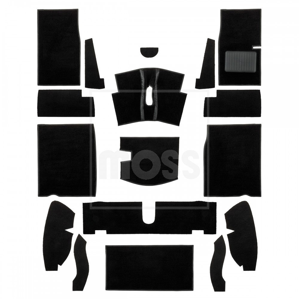 CSA1005 67-74 BLACK RHD CARPET KIT PREMIUM