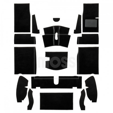 CSA1005 67-74 BLACK RHD CARPET KIT PREMIUM
