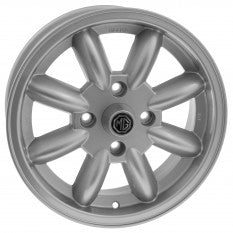 456-044 GAC8225XMG2 WHEEL MINATOR 8 SPOKE ALUMINIUM SILVER POLISHED RIM BOLT ON