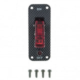 GAE9102 SWITCH PLINTH IGNITION SWITCH & LED CARBON FIBRE EFFECT