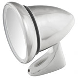 GAM106 DOOR MIRROR BULLET RACING STYLE FLAT CHROME  RH
