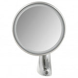 GAM106 DOOR MIRROR BULLET RACING STYLE FLAT CHROME  RH