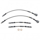 GBL802121 CLASSIC MINI STAINLESS STEEL BRAKE HOSE SET  BRAIDED DRUM/DRUM