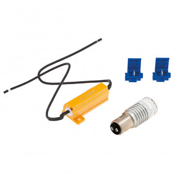 170-937 GLB380LAK BULB GLOBE + RESISTOR KIT LED BAY15D 12V 21/5 WATT AMBER