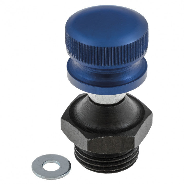 MT1113 OIL PRESSURE REGULATOR VALVE ADJUSTABLE MINI BLUE