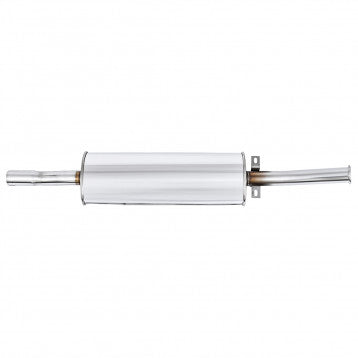 RC40-054 EXHAUST RC40 REAR SILENCER CENTRE EXIT STAINLESS STEEL