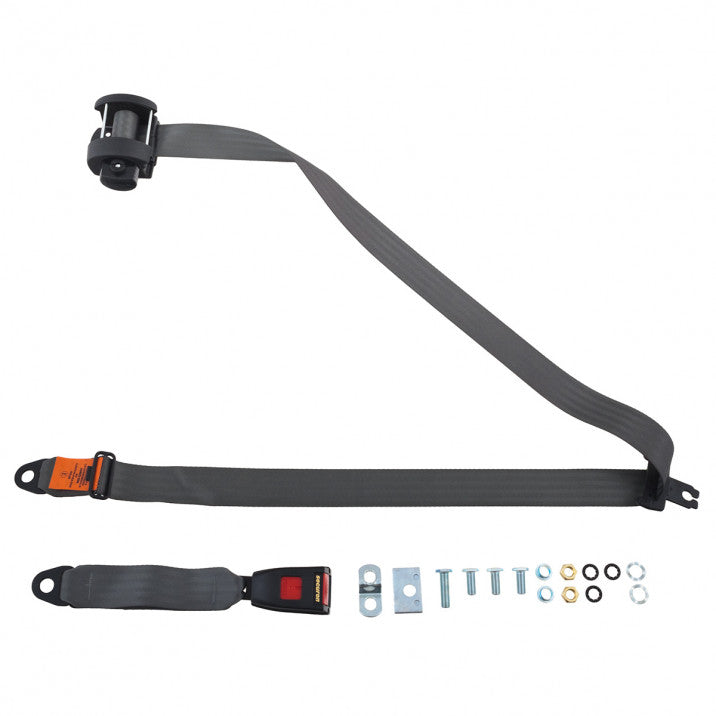 SBS254GREY SEAT BELT GREY REAR AUTOMATIC LAP & DIAGONAL