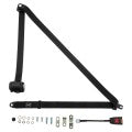 222-105 SBS500/30   SEAT BELT SECURON INERTIA BLACK FRONT LAP & DIAGONAL